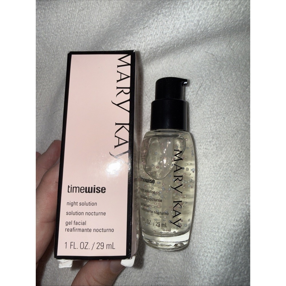 Mary Kay Timewise Night Solution Gel Facial Dry To Oily Skin 1 fl oz/29mL NEW